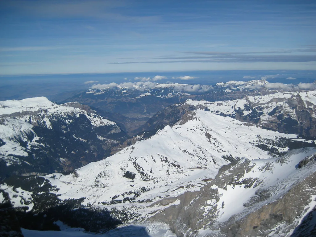 View from Jungfrau - Swiss Alps, Wengen
