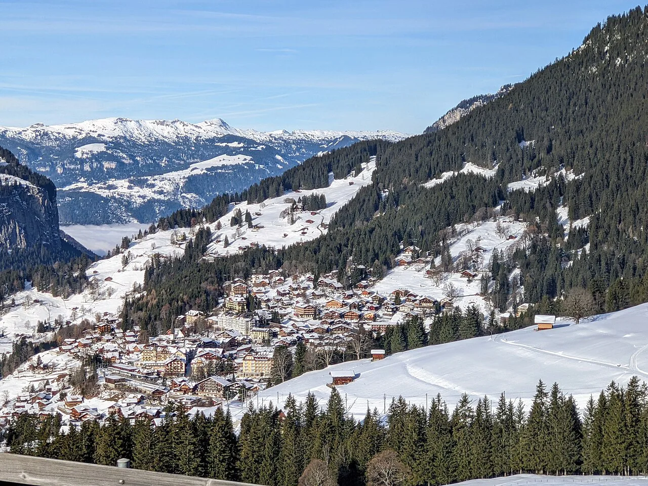 Wengen in winter