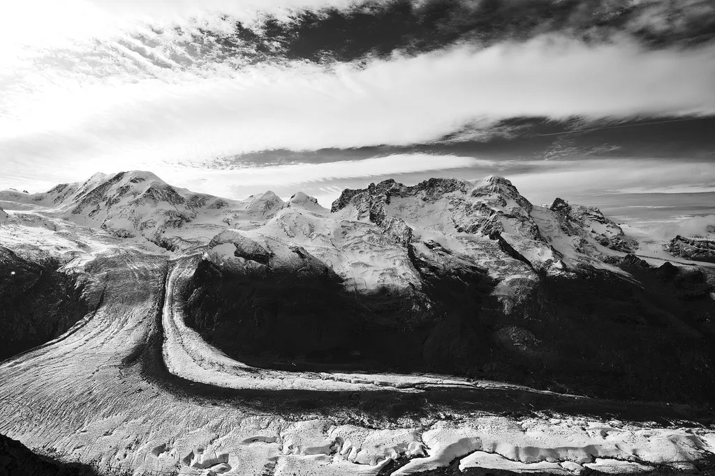 Swooshy Glacier, Zermatt