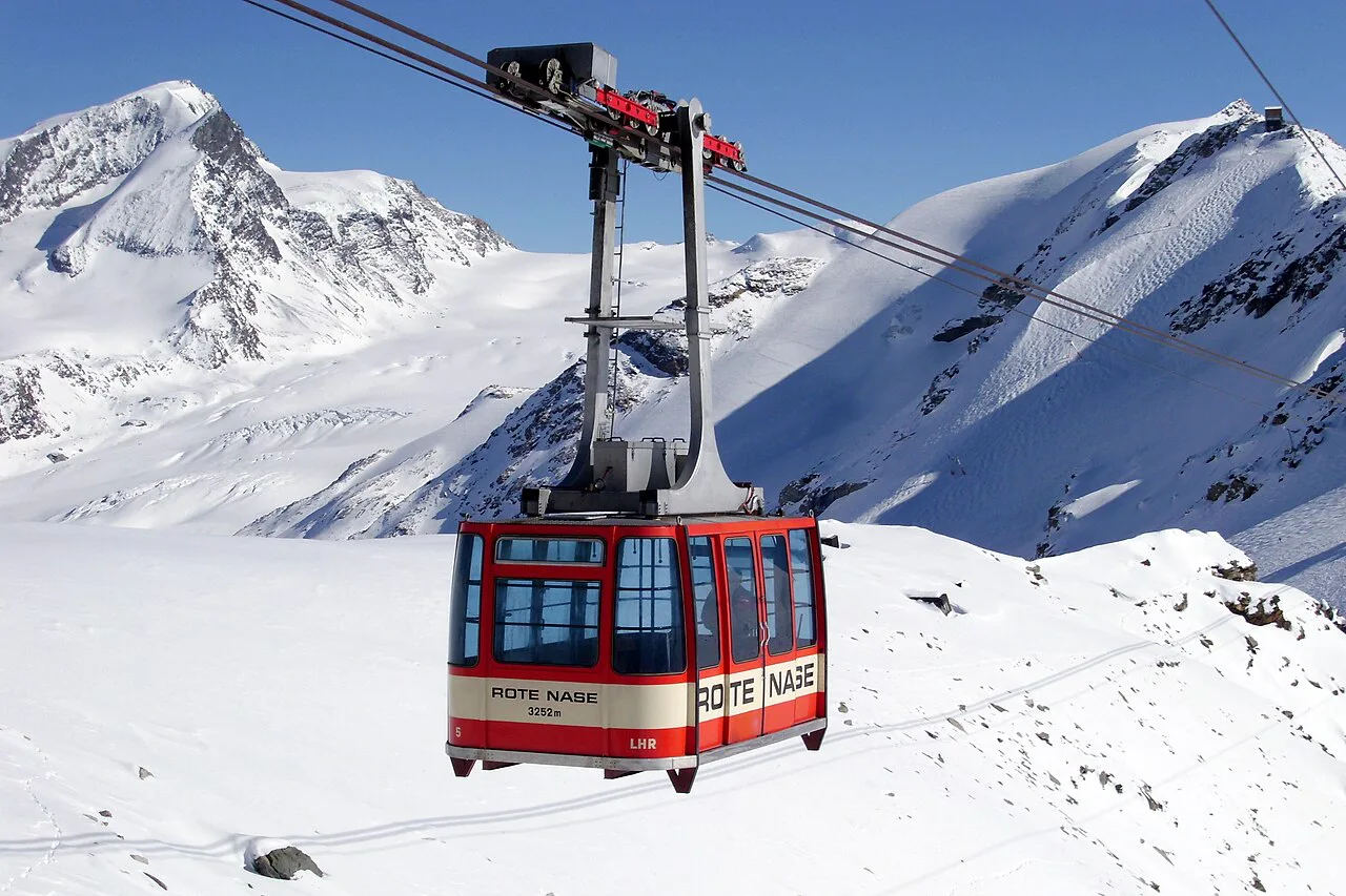 Funivia Rote Nase alt, Zermatt